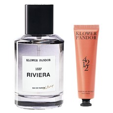 KLOWER PANDOR 台灣公司貨 自然疊香組 水漾海洋香水 + 潘朵拉的秘密香水滋潤護手霜, 1套