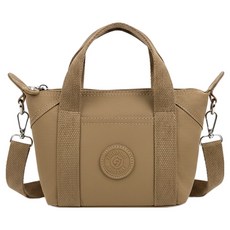 MISS BAEK 女用 Coming 尼龍防水布料旅行迷你斜揹包, 棕色