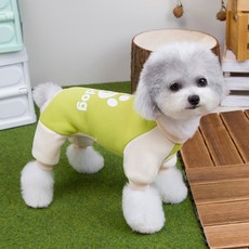 Coopets 狗狗散步連身T恤, 綠色, 1個