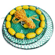 SIANG SI 活漁網 多浮球 1個, 綠色