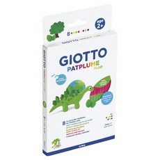 GIOTTO 蔬菜黏土霓虹 8色, 1個, 33g, 混和顏色
