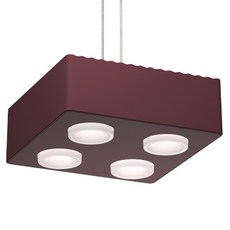 아고 도미노 펜던트조명 싱글, Burgundy