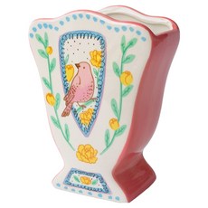 Mabsoshop 南丁格爾玫瑰花蕾陶瓷花瓶 A型 BRP1742, 混合色