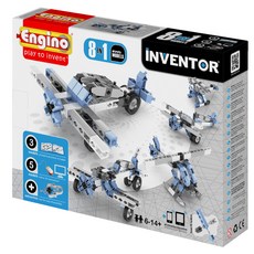 Engino 安捷積木 發明者系列 飛機8模組 0833, 藍色, 1個
