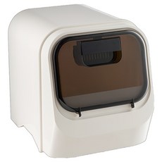 櫥櫃式掀蓋儲米桶, 1個, 白色卧式