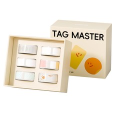 NIIMBOT Tag Master 標籤機 D11 / D110 / D101 / H1S 專用標籤紙 姓名貼紙 6件組, 1套, 6種