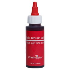 셰프마스터 리쿠아젤 식용색소 튤립레드, 65g, 1개