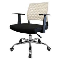 C-FLY 時尚家居 莉蒂人體工學電腦椅, 白色