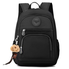 ColorfulFox Miss Bag 女款 Noah 輕量尼龍防水休閒迷你後揹包, 黑色