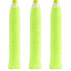 겜사 타월 라켓 그립 테이프, 형광, 3개