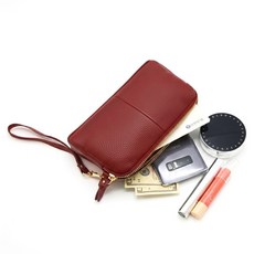 MissBaek Wannabe 牛皮迷你斜揹包, 紅色