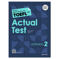 How to Master Skills for the TOEFL iBT Actual Test Listening 2:Second Edition, 2, 다락원