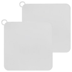 솔브리빙 냄새차단 실리콘 배수구 커버 2p, 화이트