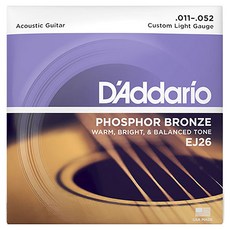 D'Addario 木吉他弦, EJ26, 1個, 單一顏色