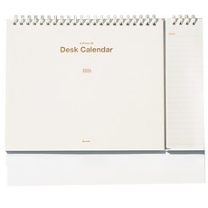 BeOnD 2026 A Piece Of 桌曆, 象牙白, 1個