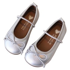 유블리 아동용 은랄라 리본 플랫슈즈 데일리 구두