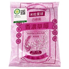 稻味 米粒星球 米泡芙 草莓, 60g, 1個