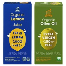맑은농장 올리브오일 10ml x 14p + 레몬즙 20ml x 14p 세트, 1세트