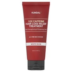 KUNDAL 昆黛爾 10X 咖啡因強化髮根防落髮護髮素 白麝香, 200ml, 1個