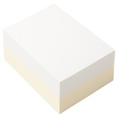 AMH올페이퍼 혼합 모조지 백색 250매 + 미색 250매 세트 100g, 1세트, A4