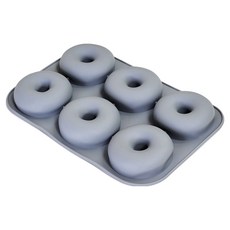 베스톰 도넛 사바린 몰드 6구 대 8cm, 그레이, 1개