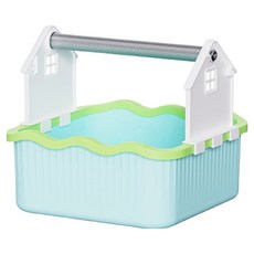 Lanboer 鸚鵡村莊磨爪棲木 FREE, 藍色, 1個