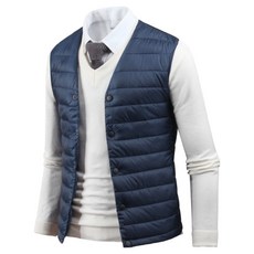 DAKUANG 男款 適合最近穿搭的輕量鋪棉背心 _ve1504