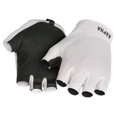 RAPHA Pro Team 自行車半指手套 雙手套組, 白色, 1套