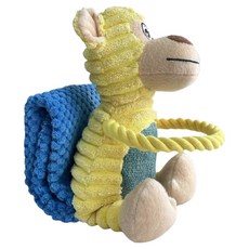 Petca MAAH 寵物狗猴子嗅聞吱吱玩具 NK2312, 1個, 黃色