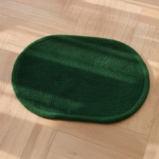 리치러그 국내산 욕실 주방 화장실 발매트 3 타원형, 딥그린, 3.타원형 40 x 60 cm