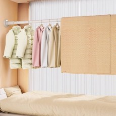 浴簾掛桿伸縮桿, 珍珠白