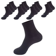 Haru-i 男士運動中筒襪 12雙, 黑色, 12個