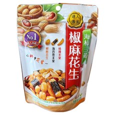 達人傳家 海柿三萌 椒麻花生, 1個, 110g