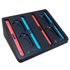 Nintendo 任天堂 SWITCH IPLAY SWITCH2 臥式四充底座, 1個, 黑色, HBS-2803