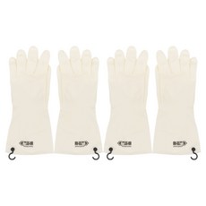 Clean Trouble Shooter 耐用持久掛鉤式丁腈橡膠手套 雙手可用套組, 象牙白, 中(M), 2套