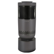 캐로스 360도 회전 그래핀 PTC 온풍기, CEH-GS2KWB, 블랙