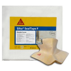 Sika 西卡 接縫收邊用 TPE材質 外角型 高彈性 防水密封膠帶 F 140mm 20入, 1個