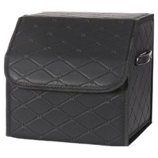 Ez2mk 접이식 듀얼손잡이 트렁크 정리함 소형 MS-1590, 블랙