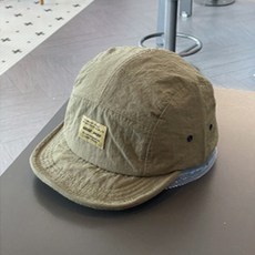 Harui 旅行露營登山用輕量短帽簷帽, 卡其色, 1個