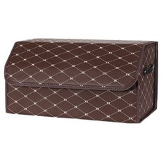Ez2mk 접이식 듀얼손잡이 트렁크 정리함 대형 MS-1590, 브라운 자동차용품/인테리어 반품 최저가 14,850원 로켓배송