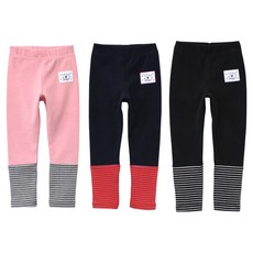 LITTLE RABBIT 下擺條紋內搭褲3件組