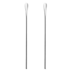 Edish 不鏽鋼攪拌勺 長柄攪拌匙 咖啡攪拌棒 22cm 4色隨機, 香檳金、玫瑰金、黑、銀, 2個