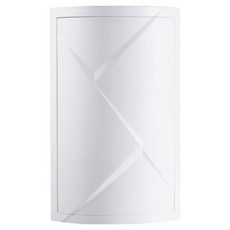 soonZAM 免打孔旋轉式三角轉角收納架 S, 白色, 1個