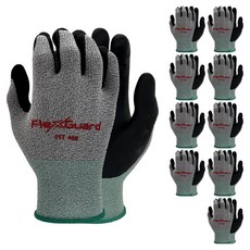 Flexguard FIT MG 工作用塗層手套 M(中型) 雙手穿戴組, 麻灰色, 10套