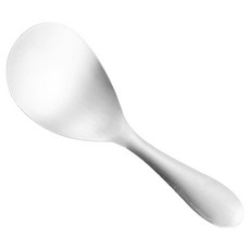 304不銹鋼YOL長柄飯勺, 銀色, 1個