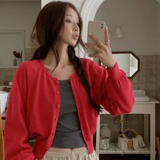 VANILLA MINT Frommiss 女款拉克蘭袖赫拉希針織開襟衫