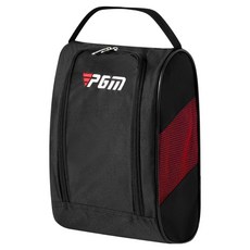 PGM Golf 高爾夫鞋包/透氣鞋袋 PG127, 1個, 黑色 + 紅色