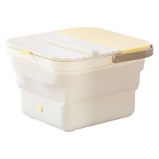 BAMOUSSE 巴慕斯 紓壓SPA沐足機 大容量 遙控恆溫 折疊可收納, 黃色, BMS-SF2394