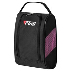 PGM Golf 高爾夫鞋包/透氣鞋袋 PG127, 1個, 黑色 + 粉色