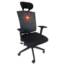 C-FLY 時尚家居 卡司透氣電腦網椅, 黑色